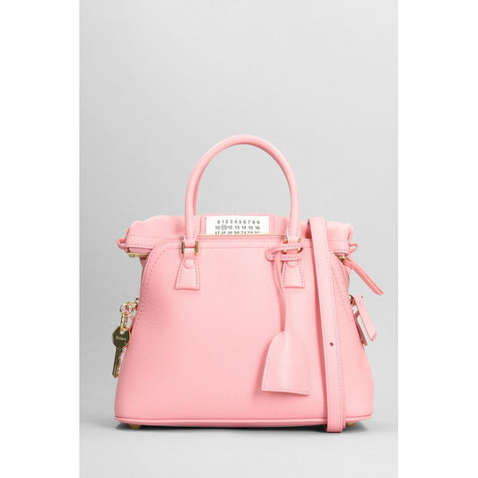 Pink Leather Crossbody Bag