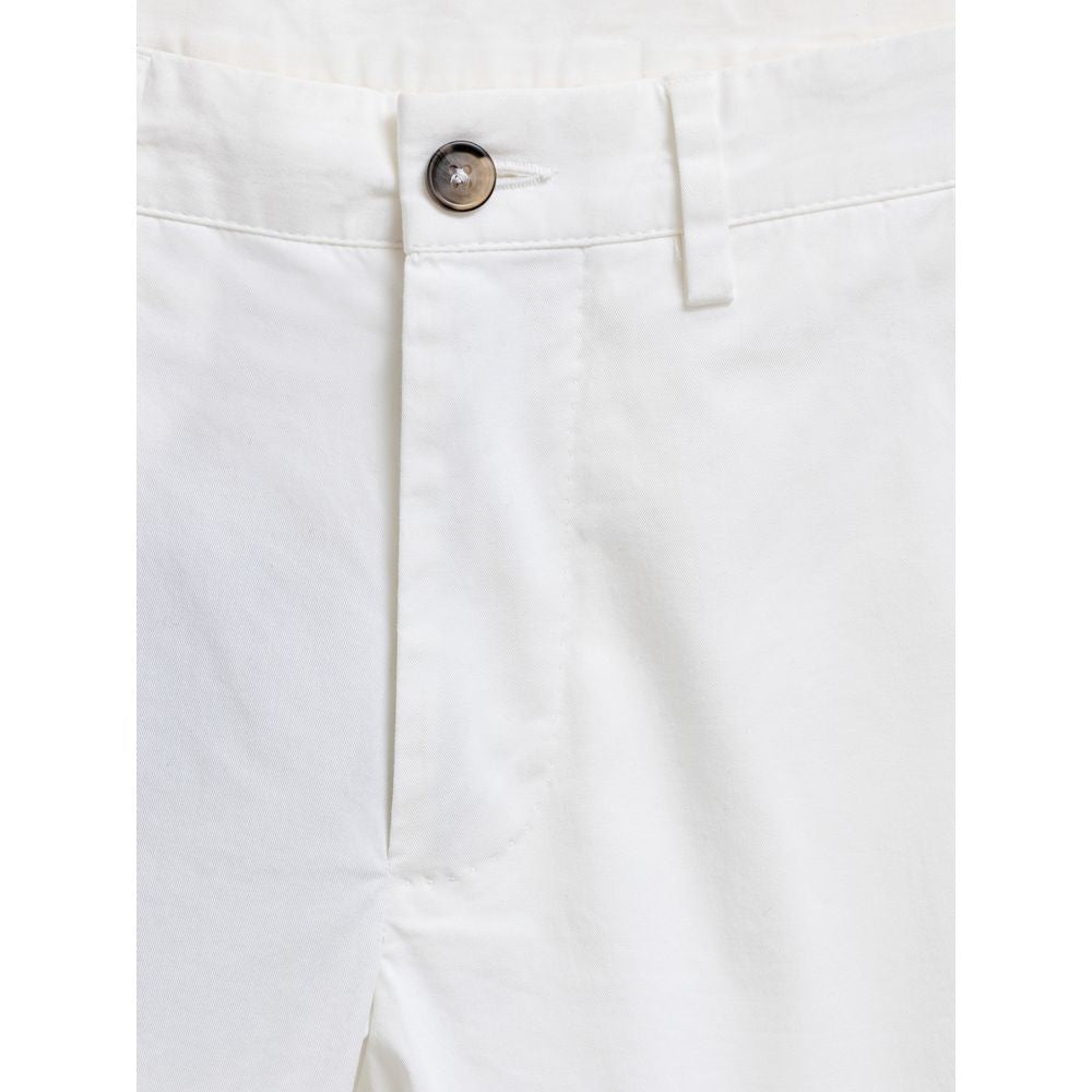 White Cotton Short