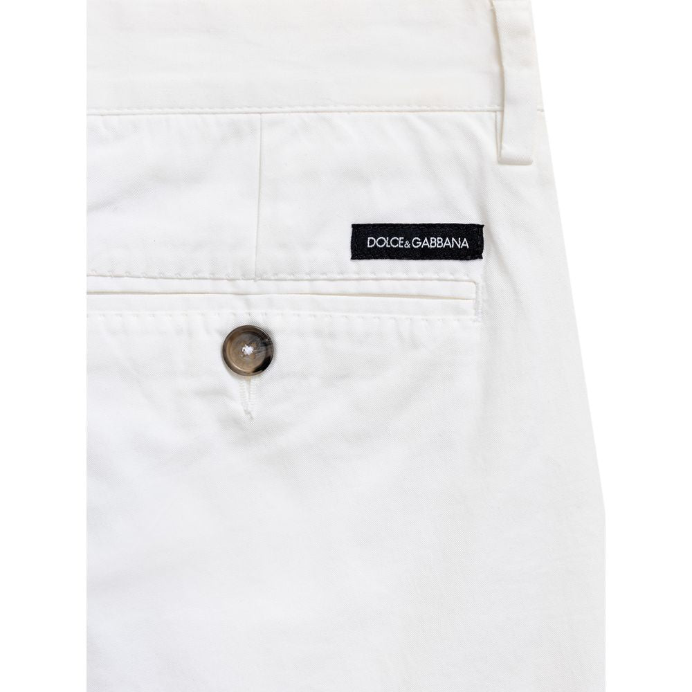 White Cotton Short