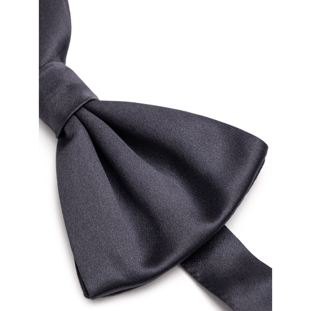 Gray Silk Ties & Bowty