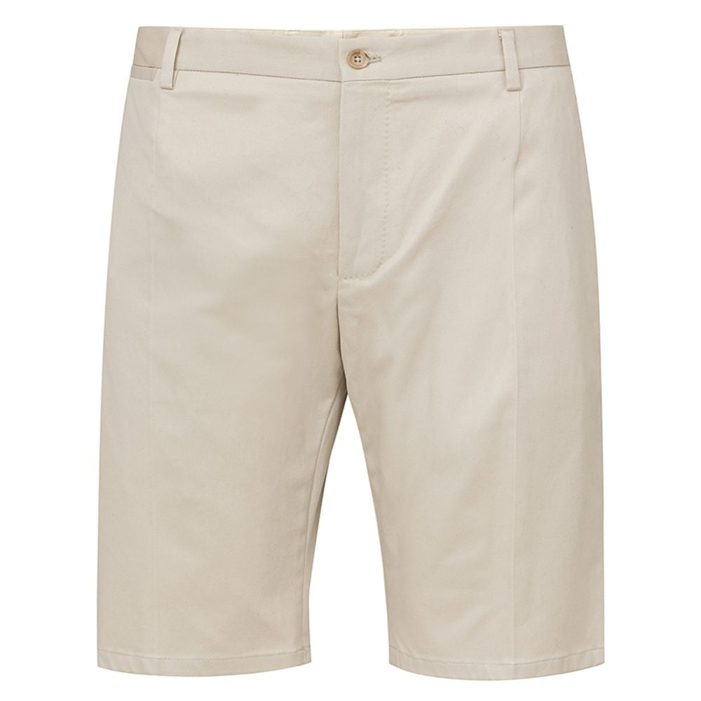 Beige Cotton Short