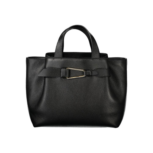 Black Leather Women Handbag