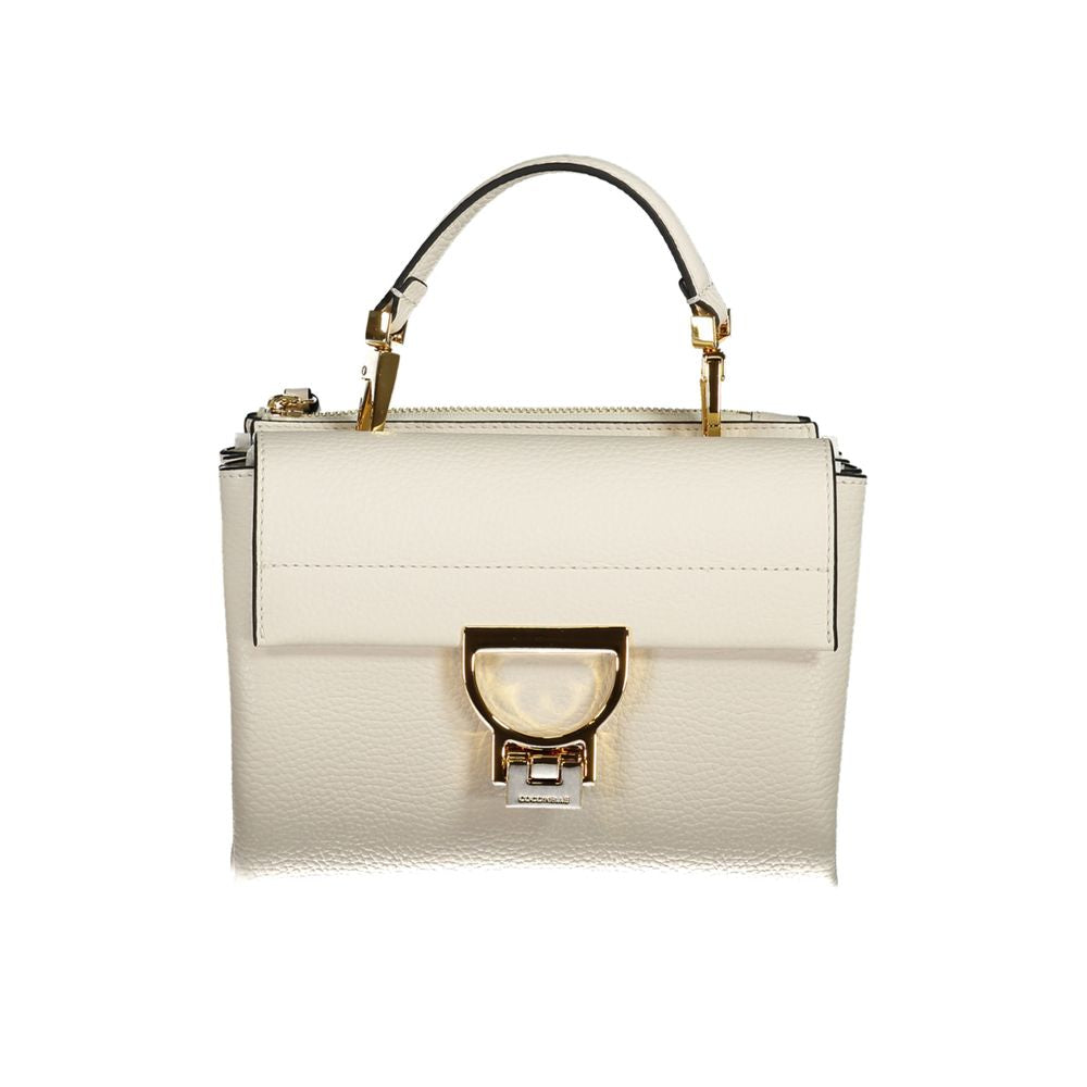 White Leather Handbag