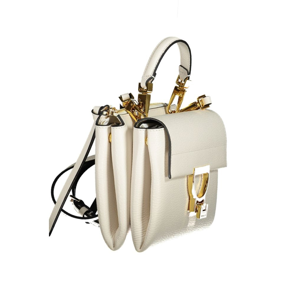 White Leather Handbag