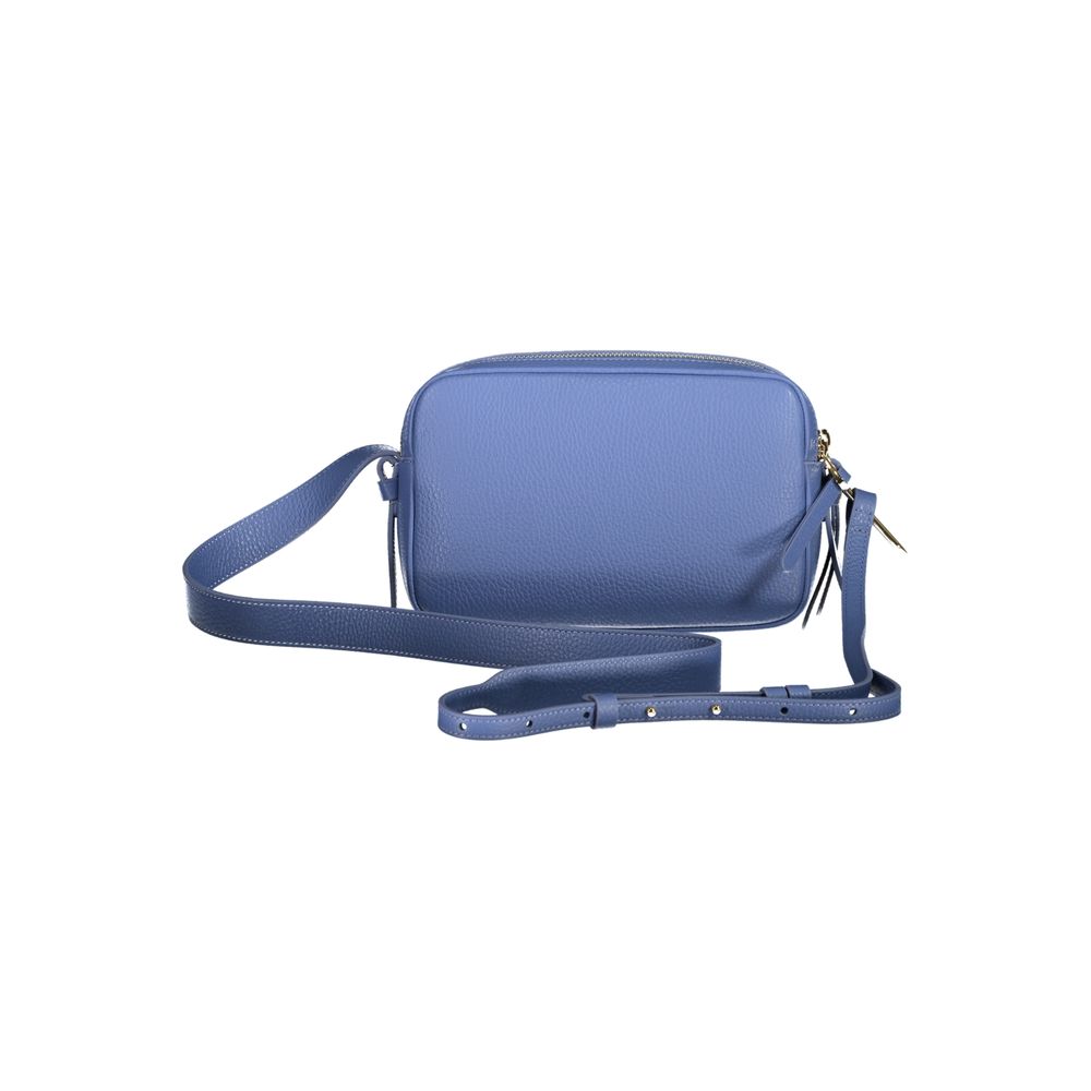 Light Blue Leather Handbag