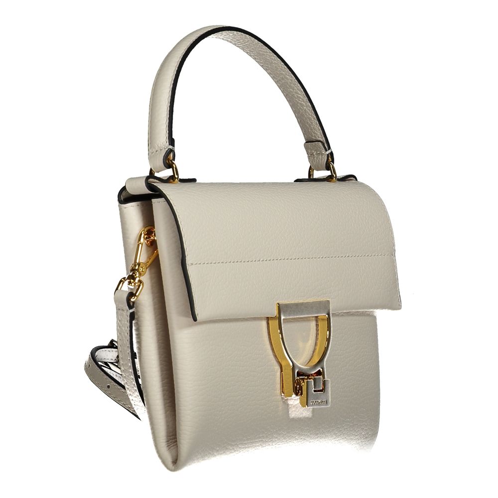 White Leather Handbag