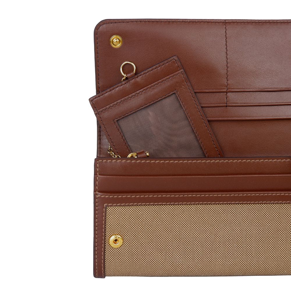 Brown Leather Women Wallet