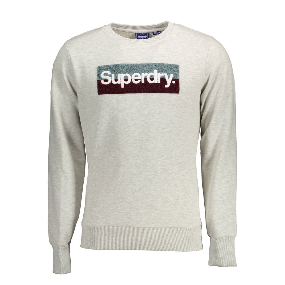 Gray Cotton Mens Sweater