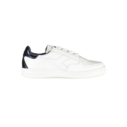 White Leather Women Sneaker