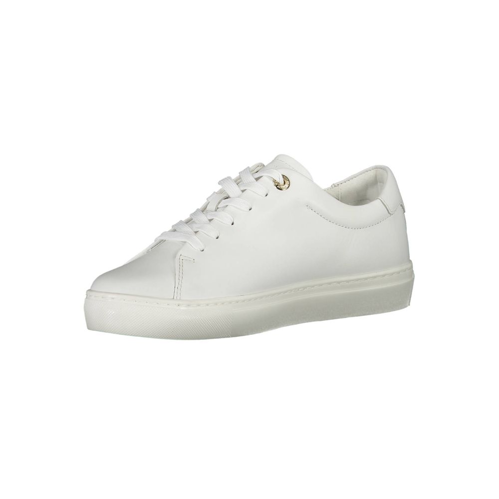 White Leather Women Sneaker