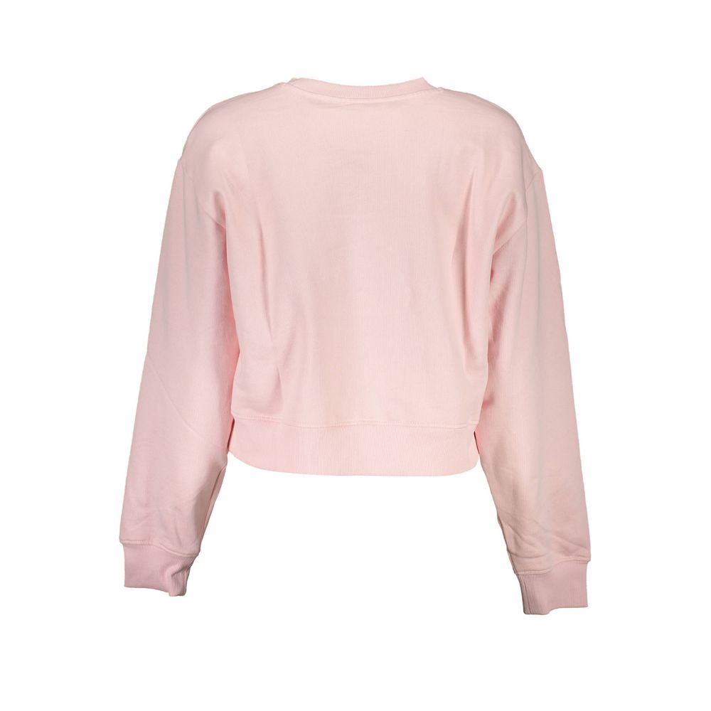 Pink Cotton Men Sweater