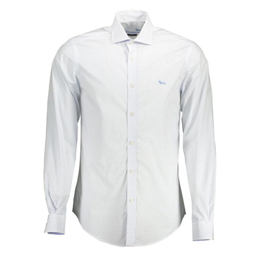 White Cotton Men Shirt