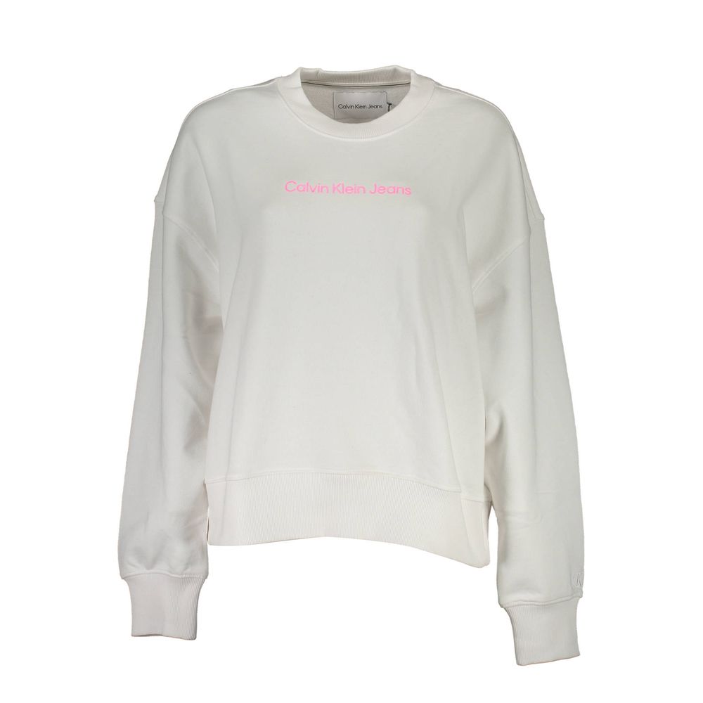 White Cotton Women Sweater