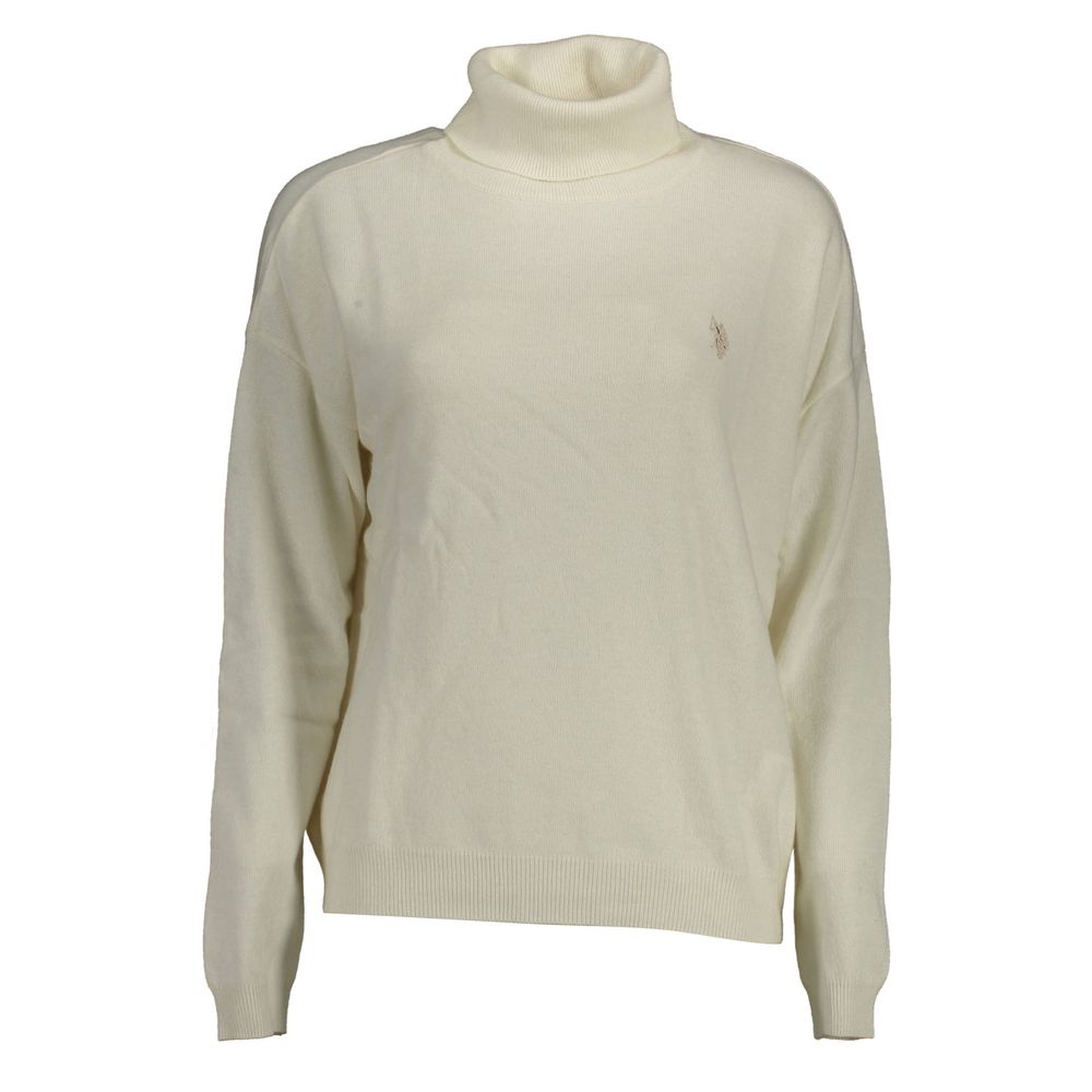 White Wool Women Sweater