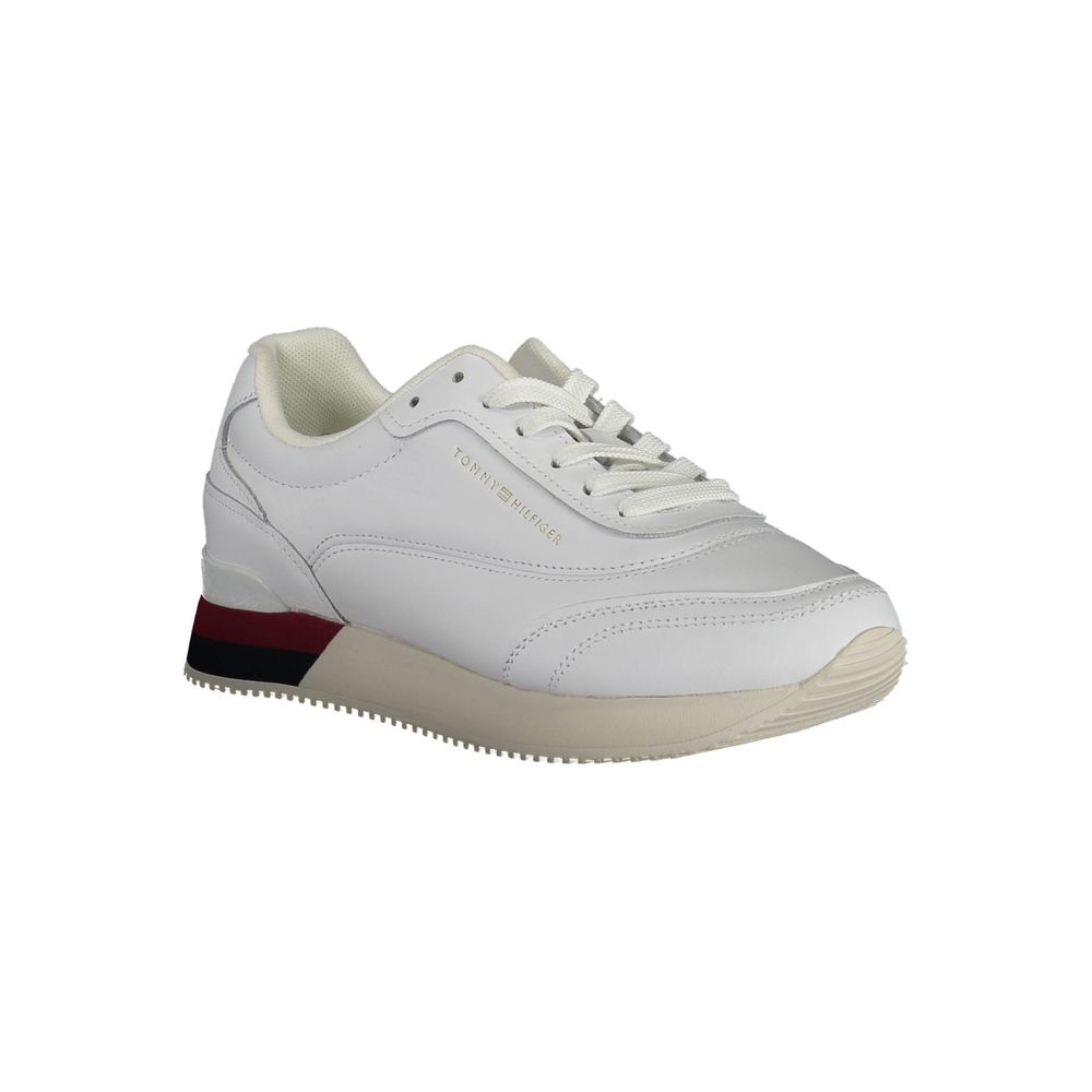 White Leather Women Sneaker