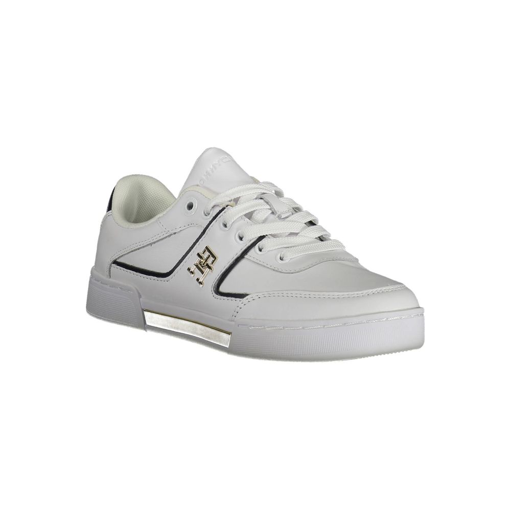 White Leather Women Sneaker