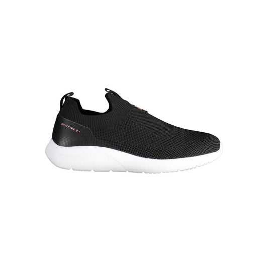 Black Synthetic Women Sneaker