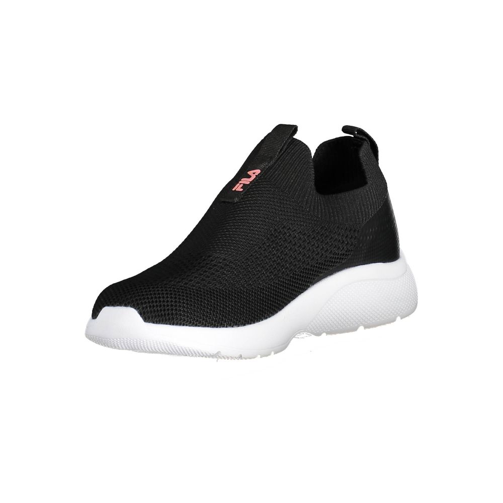 Black Synthetic Women Sneaker