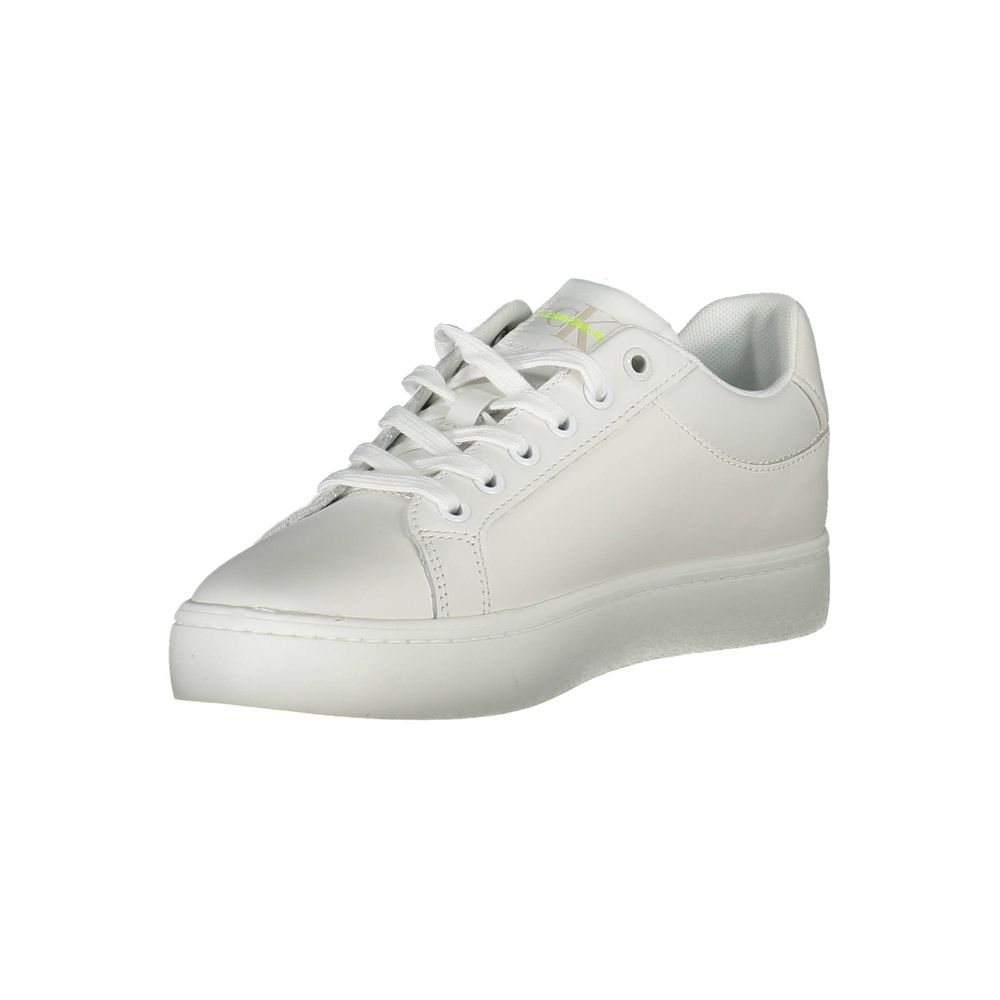 White Leather Women Sneaker