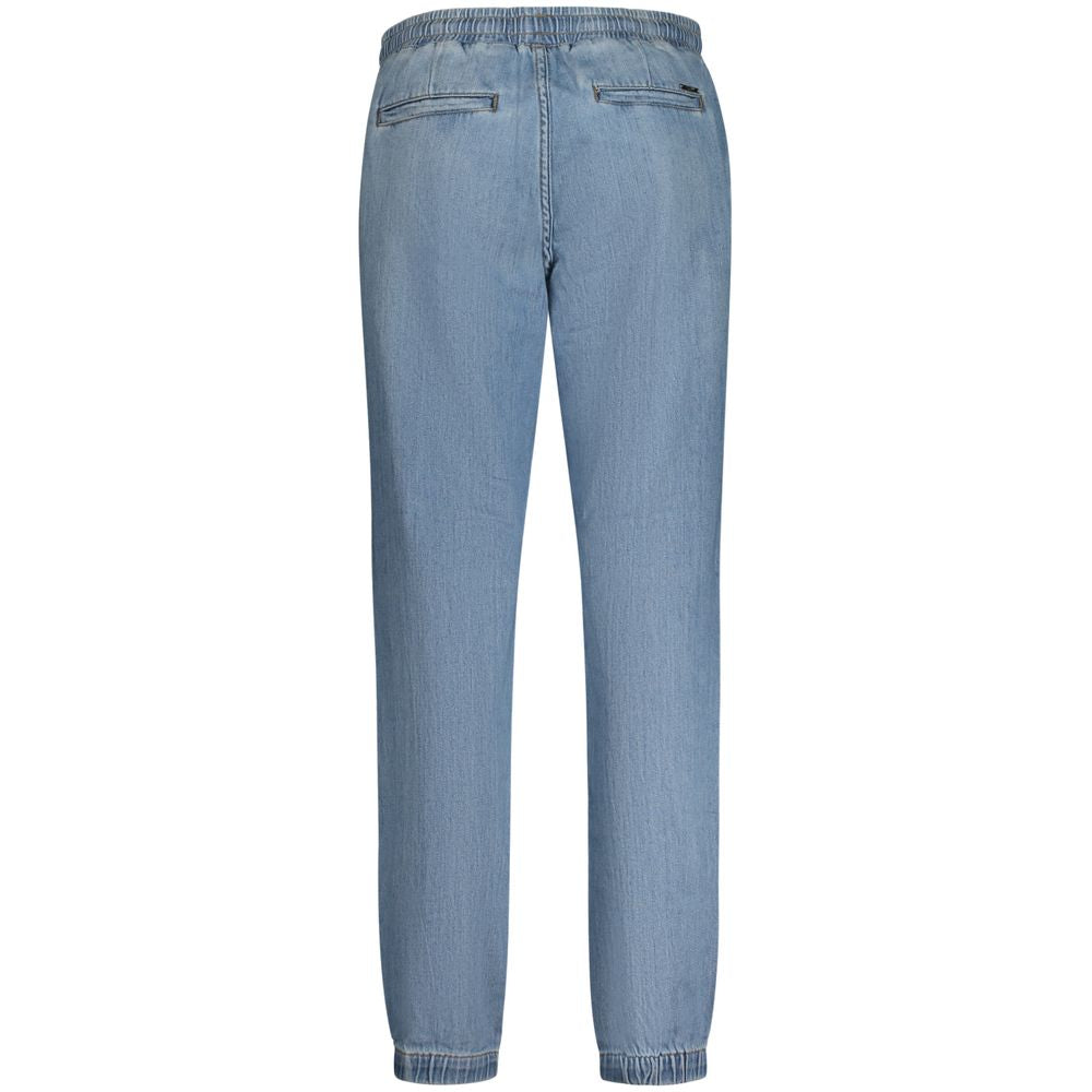 Light Blue Cotton Jeans & Pant