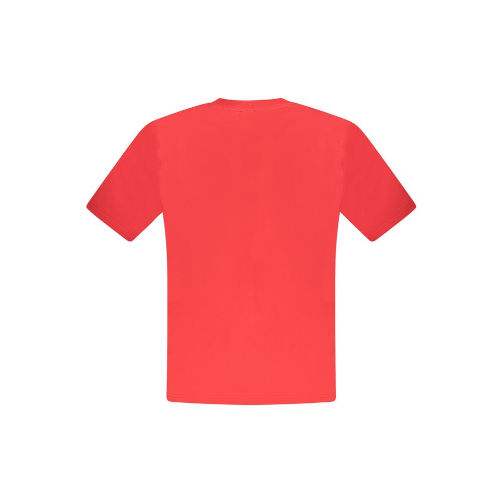 Red Cotton Men T-Shirt