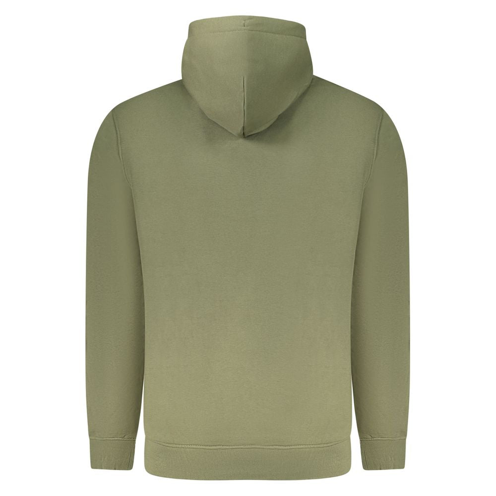 Green Cotton Men Sweater