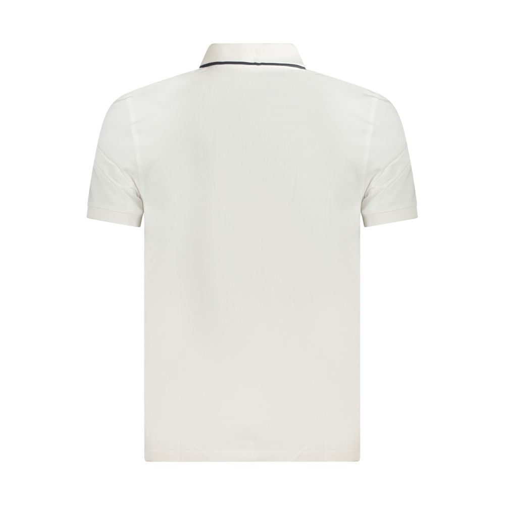 White Cotton Polo Shirt