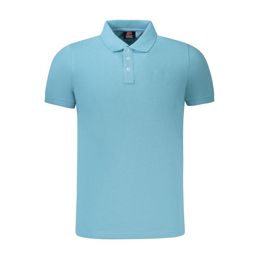 Light Blue Cotton Polo Shirt