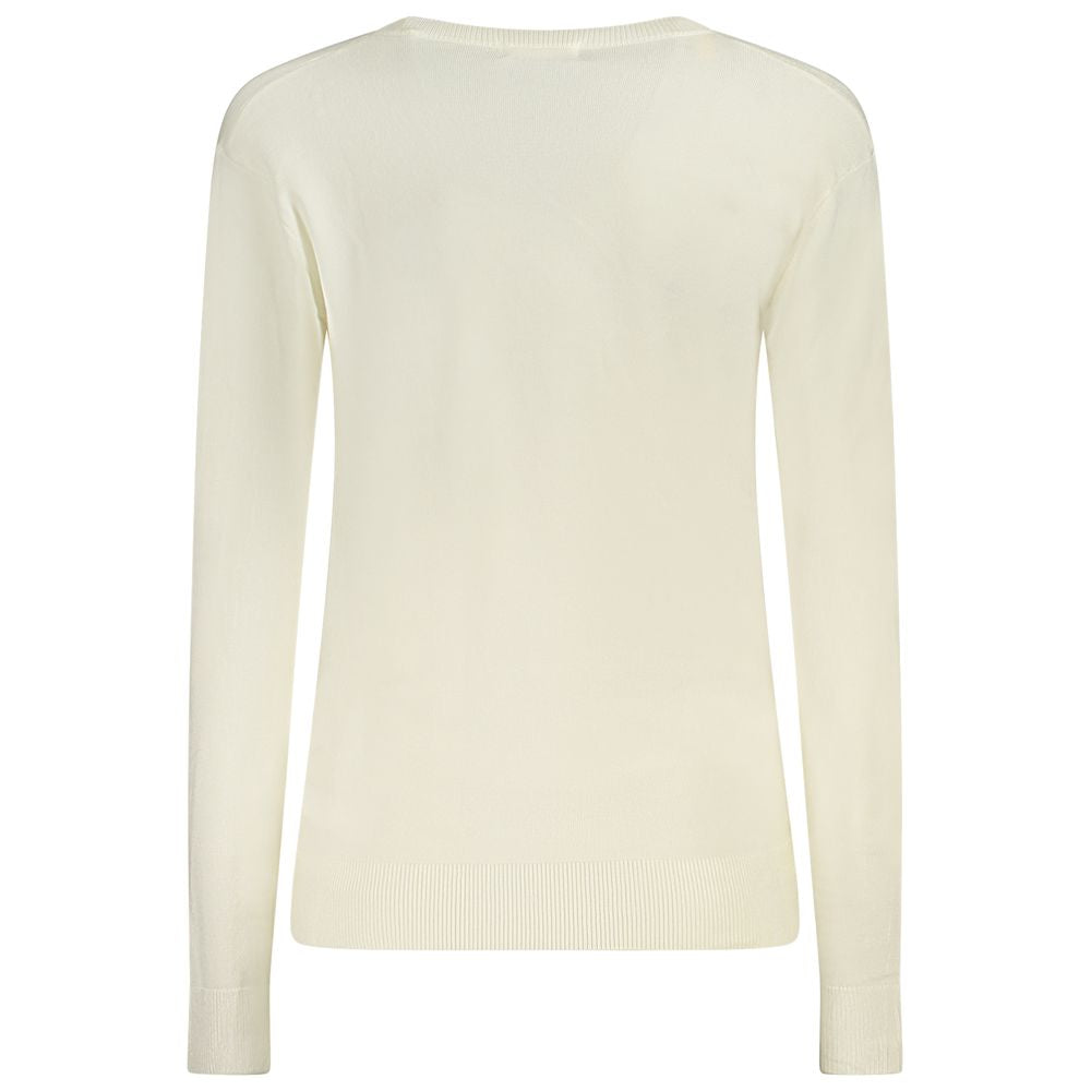 White Viscose Sweater