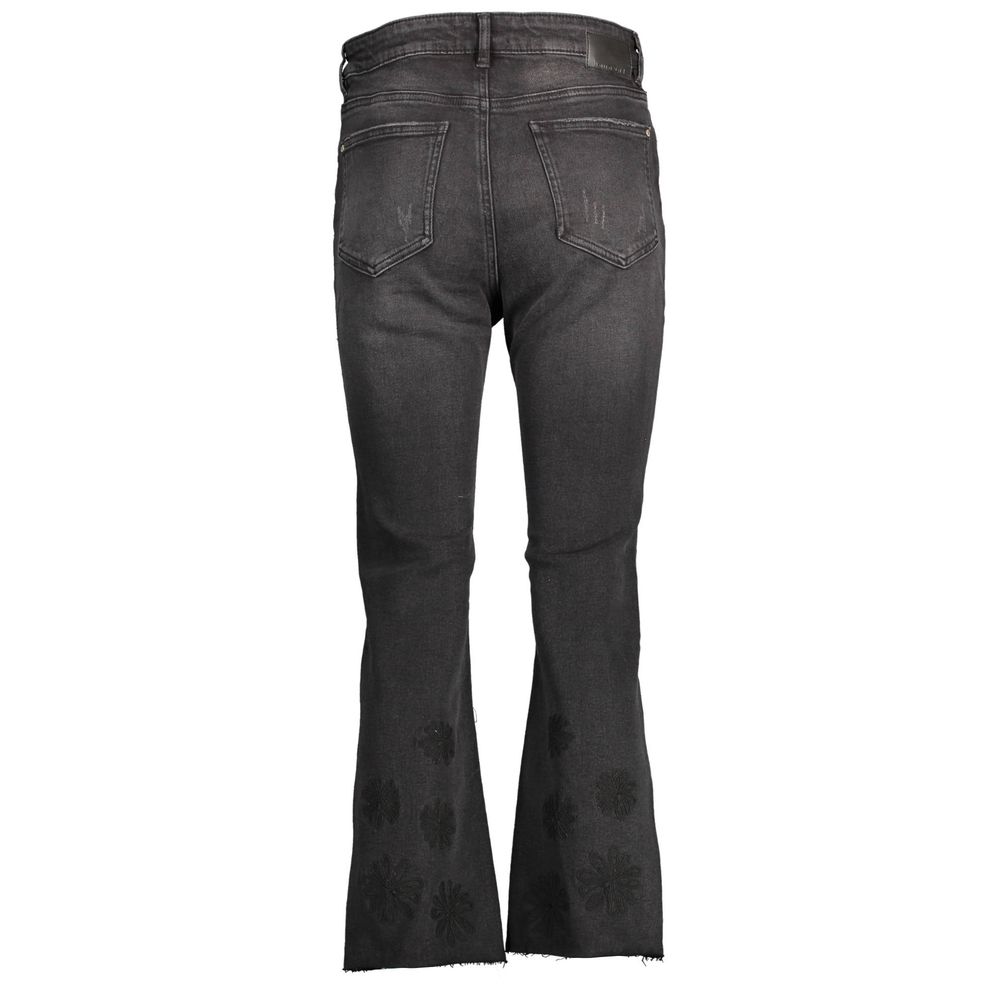 Black Cotton Women Jeans