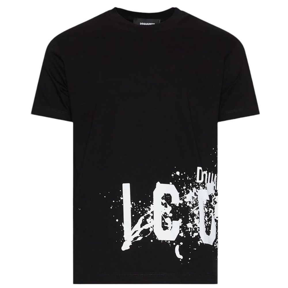 Black Cotton T-Shirt