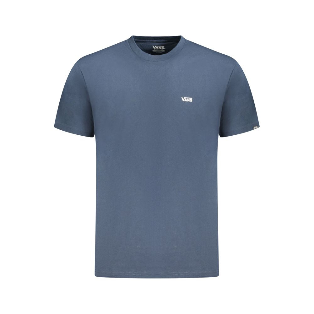 Blue Cotton Men T-Shirt