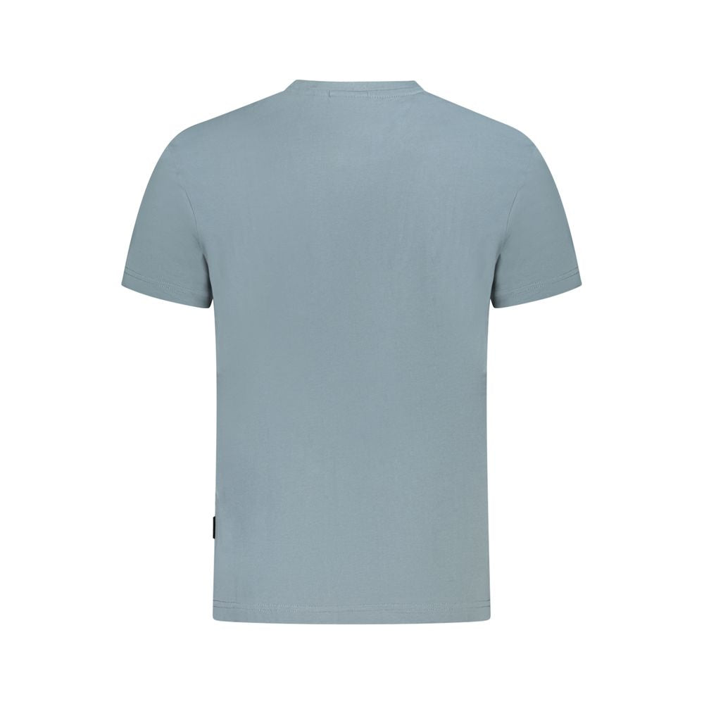 Gray Cotton Men T-Shirt