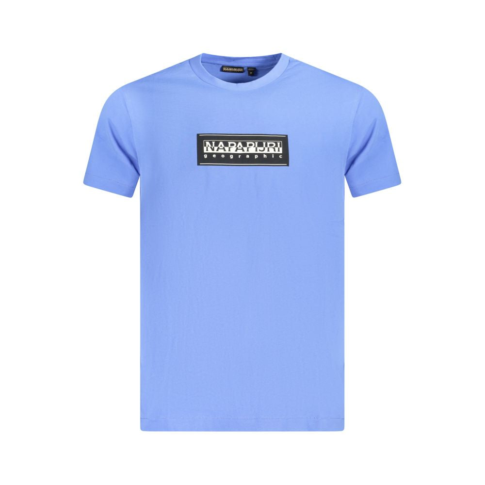 Blue Cotton Men TShirt