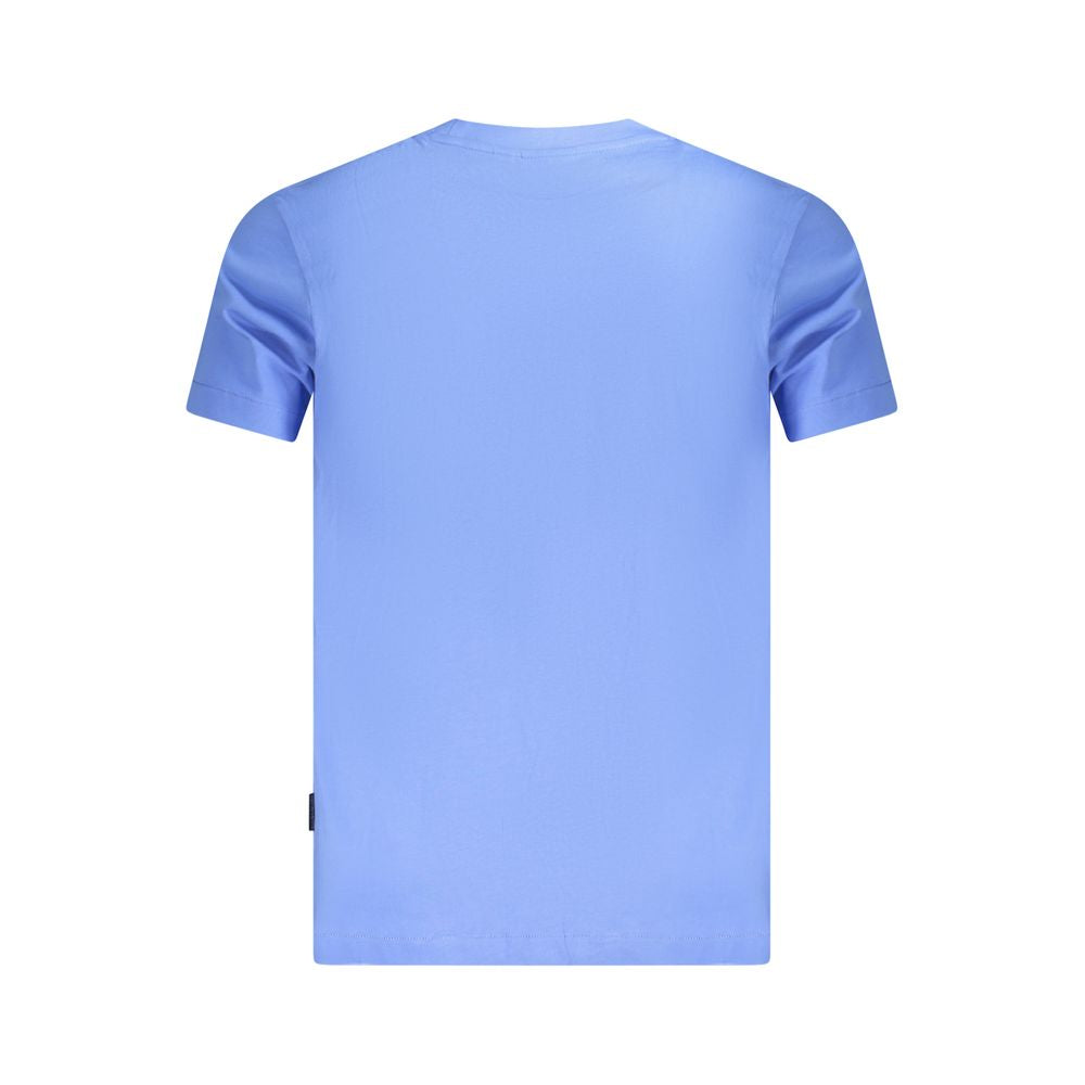 Blue Cotton Men TShirt