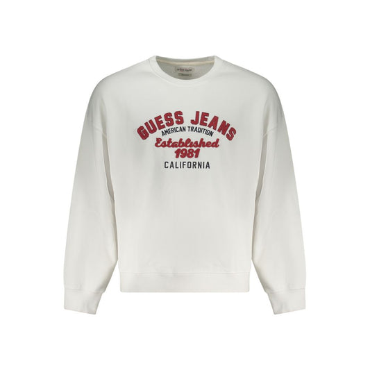 White Cotton Men Sweater