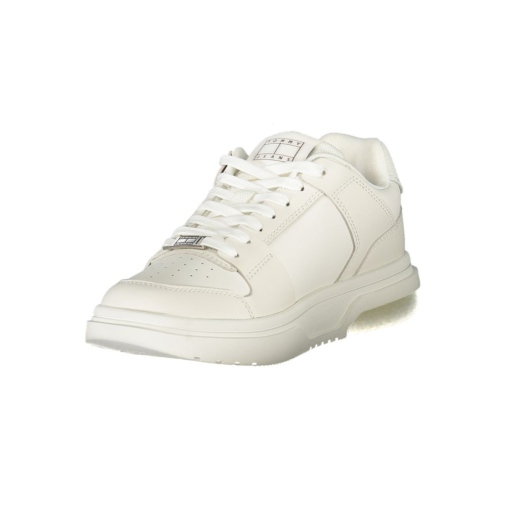 White Leather Women Sneaker