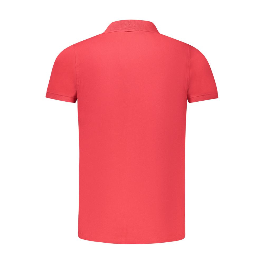 Red Cotton Polo Shirt