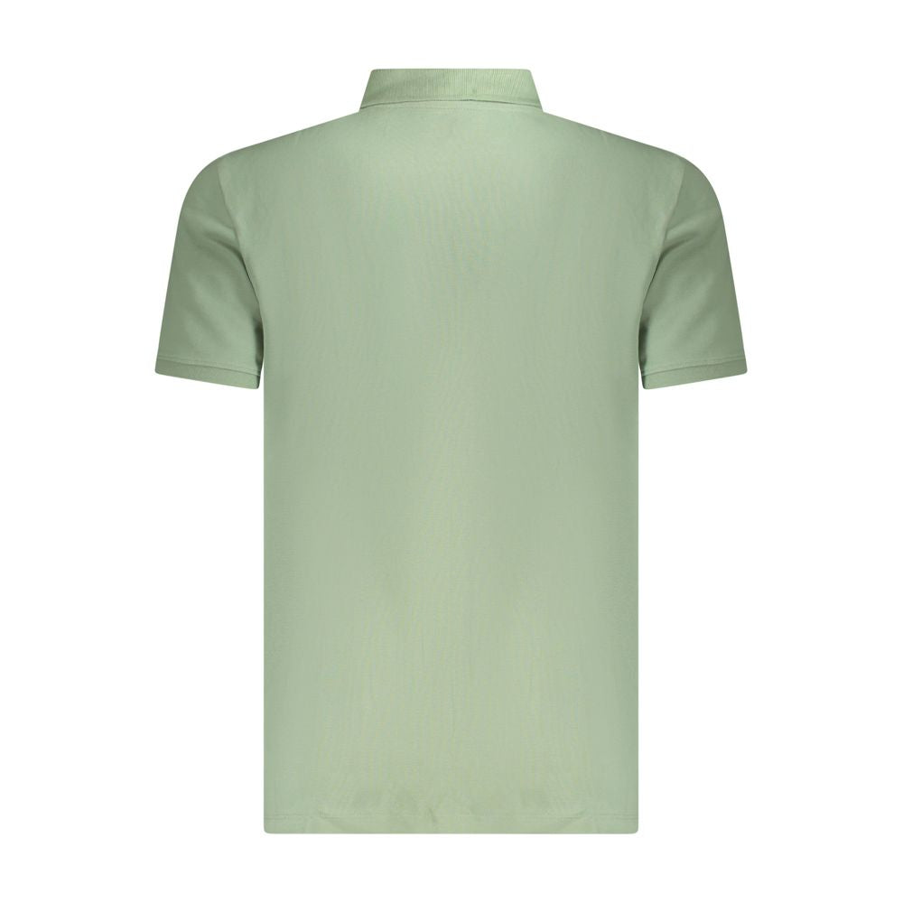 Green Cotton Mens Polo Shirt