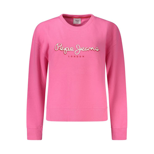 Pink Cotton Women Sweater