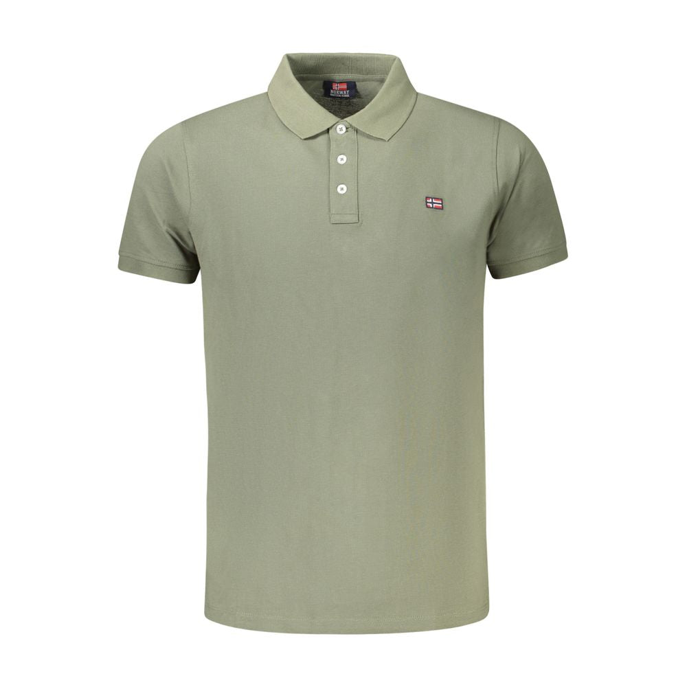 Green Cotton Polo Shirt