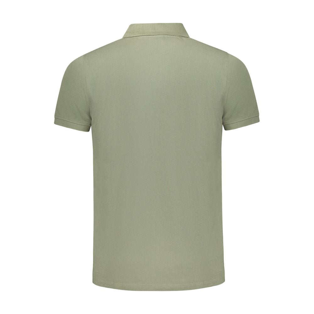 Green Cotton Polo Shirt