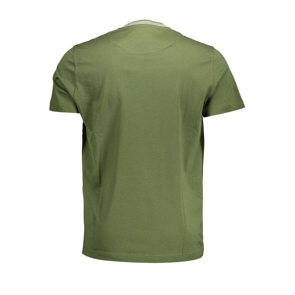 Green Cotton Men T-Shirt