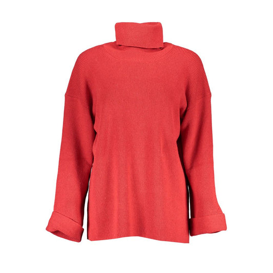 Red Wool Women Sweater